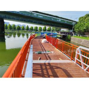 China Floating Jetty Aluminum Dock/ Marine Floating Pontoon Bridge Aluminium Dock wholesale