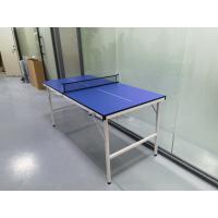 China Portable Table Tennis Table Foldable Easy Open Top 15MM With Holder For Entertainment on sale