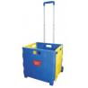 China 35 kg Foldable Grocery Shopping Cart Plastic Combination of Colors 420x405x380mm wholesale