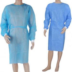 SPP / SMS Disposable Isolation Gown Waterproof Isolation Hospital Gowns