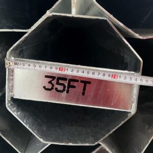 China 35FT 15KV Power Distribution Pole Q345 Octagonal Galvanized Utility Power Pole wholesale