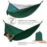 OEM Logo L260cm Portable Camping Hammock for Garden