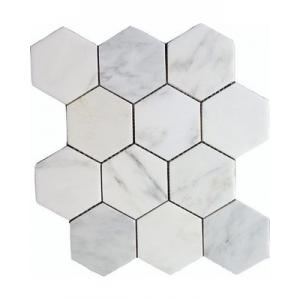 China Mosaico de mármol blanco de Carrara, mosaico de mármol, mosaico de mármol blanco, mosaico de mármol blanco del este supplier