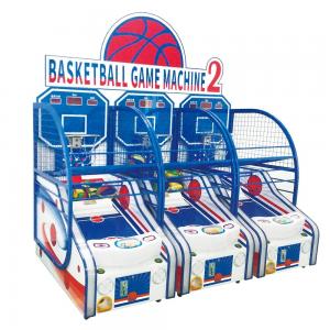 China Crazy Hoop Basketball Shooting Game Machine For Kids Coin Operated 120W Power supplier
