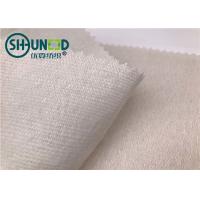 China Eco - Friendly Soft Woven Interlining Fabric / Wool Interlining Fabric For Bag on sale