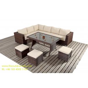 China PE Wicker Rattan Sofa / Chair, Outdoor Sectional Sofa Set, Rattan Garden Furniture, supplier