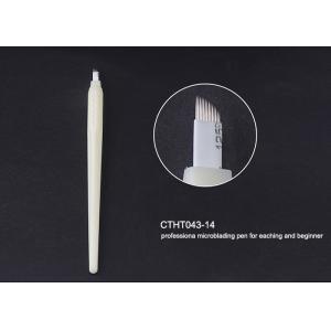 China Permanent Makeup Hand Tool Disposable Microblading Eyebrow Pen #14 Curve Blade wholesale