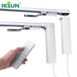 Remote Control Motorised Curtain Track System Wall Ceiling Mount 1.3mm Thickness