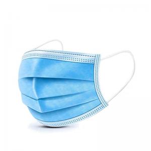 China Breathable Disposable Medical Face Mask Earloop Type Customizable For Hospital supplier