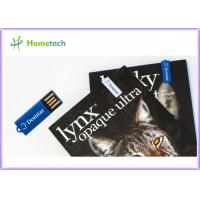 China Blue Premium 8GB 16GB 32GB Mini Metal USB Flash Memory Drive Stick / Pen / Thumb on sale