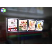 China Indoor Crystal Frame Movie Poster Display Box Free Standing 6MM Thcikness on sale