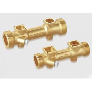 China Dia DN15 - DN40 Ultrasonic Flow Meters Sensor Body Brass Flow Section supplier