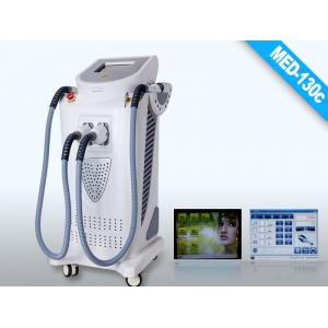 China Multifunctional 2 Handles Radio Frequency IPL Hair Removal Beauty Machine with 2000W supplier