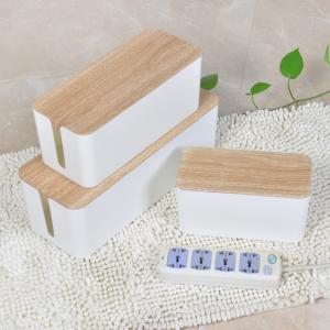 5.3*12.6in Power Strip Cable Management Cable Organizer Box For Earphone