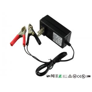 China Intelligent 12V Sealed Lead Acid Battery Charger With Alligator Clips supplier