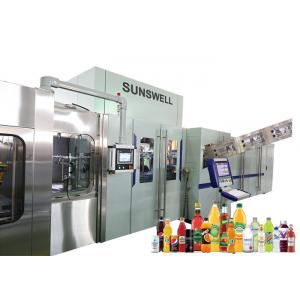 Combi Block Monoblock Bottling Machine Carbonated Non Alcoholic Beverage Drink Machine