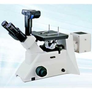 China Trinocular Head Inverted Metallurgical Microscope With Digital Camera interface supplier