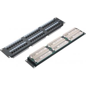 UTP 48 Port Patch Panel 2U AMP Type Cat5e Patch Panels for Computer Center YH4015