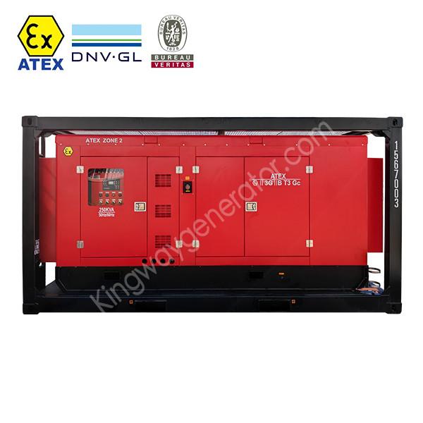 Atex Zone 1 Zone 2 Explosion- Proof 1250KVA Rig Safe Diesel Generator  with DNV2.7-1 lifting frame with for oil & gas fields