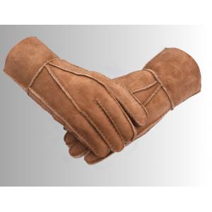 Fleece Lined Premium Sheepskin Gloves Mittens For Womens