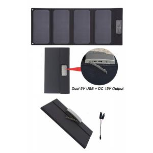 Cargador accionado solar del ordenador portátil del cargador plegable conveniente del panel solar