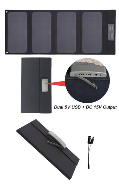 Convenient Foldable Solar Panel Charger Solar Powered Laptop Charger