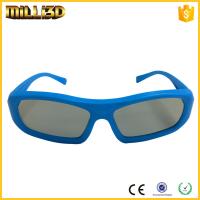 fashion passive 3d glasses polarizer for projector blue color for reald movies
