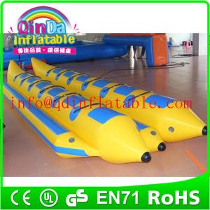 Hot sale inflatable fly fish banana boat inflatable adult boat for water park
