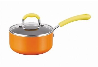 22cm Non Stick Milk Pan With Silicon Handle , Nonstick Saucepan