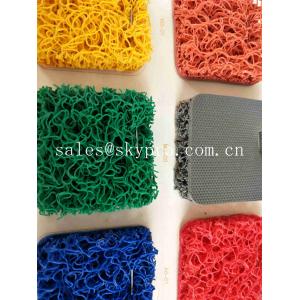 PVC Coil Outdoor Non - Slip Rubber Mats Double Colorful PVC Mat For Swimming Pool