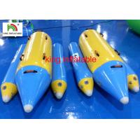 China 2 People Water Games Inflatable Fly Fishing Boats , PVC Inflatable Banana Boat on sale