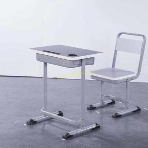 PVC Injection Board Ergonomics Modern School Furniture / Classroom Desk And Chair