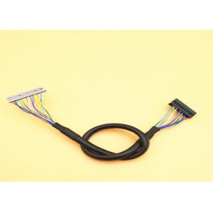 2*10 Pin Dupont LVDS Cable Assembly , Hirose Housing LED To LCD Converter Cable