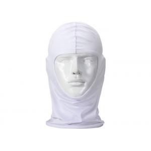 Face Shield Balaclava Face Mask White Color Fire Resistant Knitted Fabrics