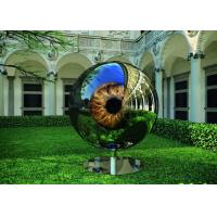 China Eyeball Design Steel Artworks Artists Sculpture For Garden Decoration on sale