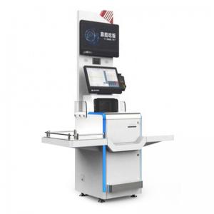 Smart Touch Screen Self Checkout Kiosk Ordering System In Supermarket
