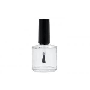 China 7.5ml Square Clear Glass Cosmetic Bottles For Nail Polish wholesale