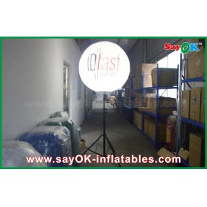 China 1.5m Outdoor Inflatable Standing Light Balloon with Print for Advertising supplier