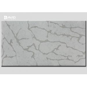 Low Maintenance Quartz Slab For Kitchen Countertops / Bathroom Vanity Tops