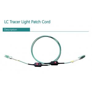 China Home Tracer Light FTTH LC Patch Cord With LED Light Emitting Device And Conductor supplier