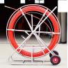 11mm Flexible Underground Cable Tools Rubber Wheel Fiberglass Snake Rod