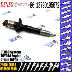 China Fuel Injector 095000-7630 23670-0R170 095000-7600 23670-0R160 For Toyota diesel engine supplier