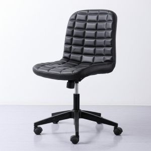 25.5 Inches Modern Style Indoor Use PU Office Chair with Swivel Function and Adjustable Height