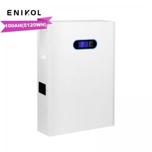 China 5kw Solar Power Lithium Battery 48V 100ah Powerwall Wall Mounted Lifepo4 Battery supplier