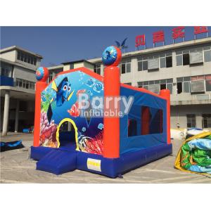 China Customized Seaworld Theme Inflatable Bouncer For Kids / Blow Up Jumping Castle supplier