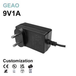 China Fonte de alimentação fixada na parede de pouco peso do adaptador 10W do poder de 9V 1A on sale
