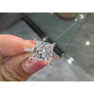 China Lab Made Diamond Jewelry Princess Lab Grown Diamonds Jewlery Diamond Rings Stud Earrings supplier