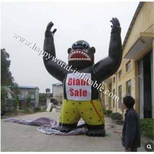 China Giant inflatable gorilla advertising sales supplier