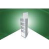 China White Free Standing Display Unit , Cardboard Floor Pallet Display Racks wholesale