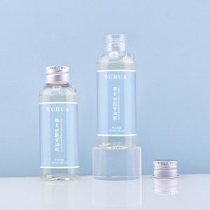 Round 100ml Plastic Packaging Bottles With Cap Drink Water Bottles Hot Stamping